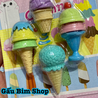 Vỉ Gôm, Tẩy lắp ráp nhiều chi tiết
