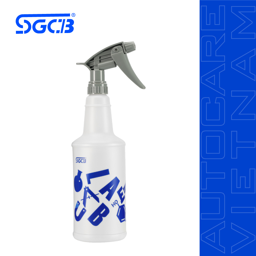 Bình Phun Dung Dịch Vệ Sinh Xe Ô Tô và Mô Tô SGCB Màu Xám 800ML SGGD139
