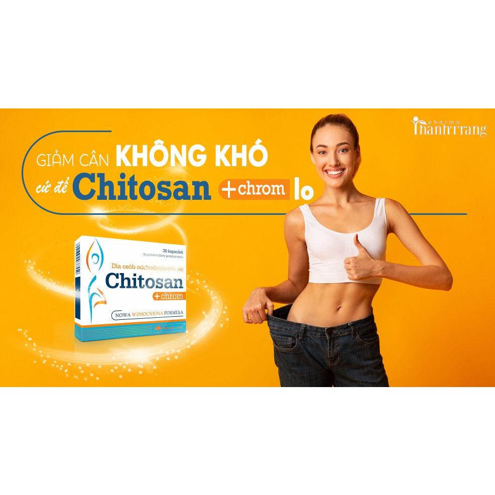 Combo 2 hộp Viên uống giảm cân an toàn Chitosan giúp eo thon gọn, hạ mỡ máu