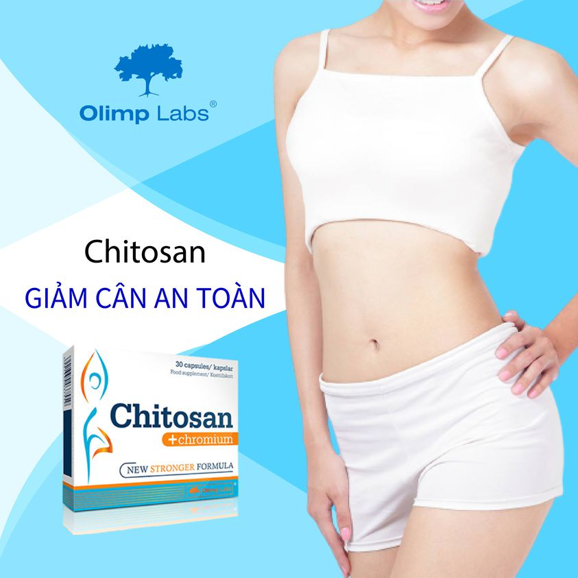 Combo 2 hộp Viên uống giảm cân an toàn Chitosan giúp eo thon gọn, hạ mỡ máu