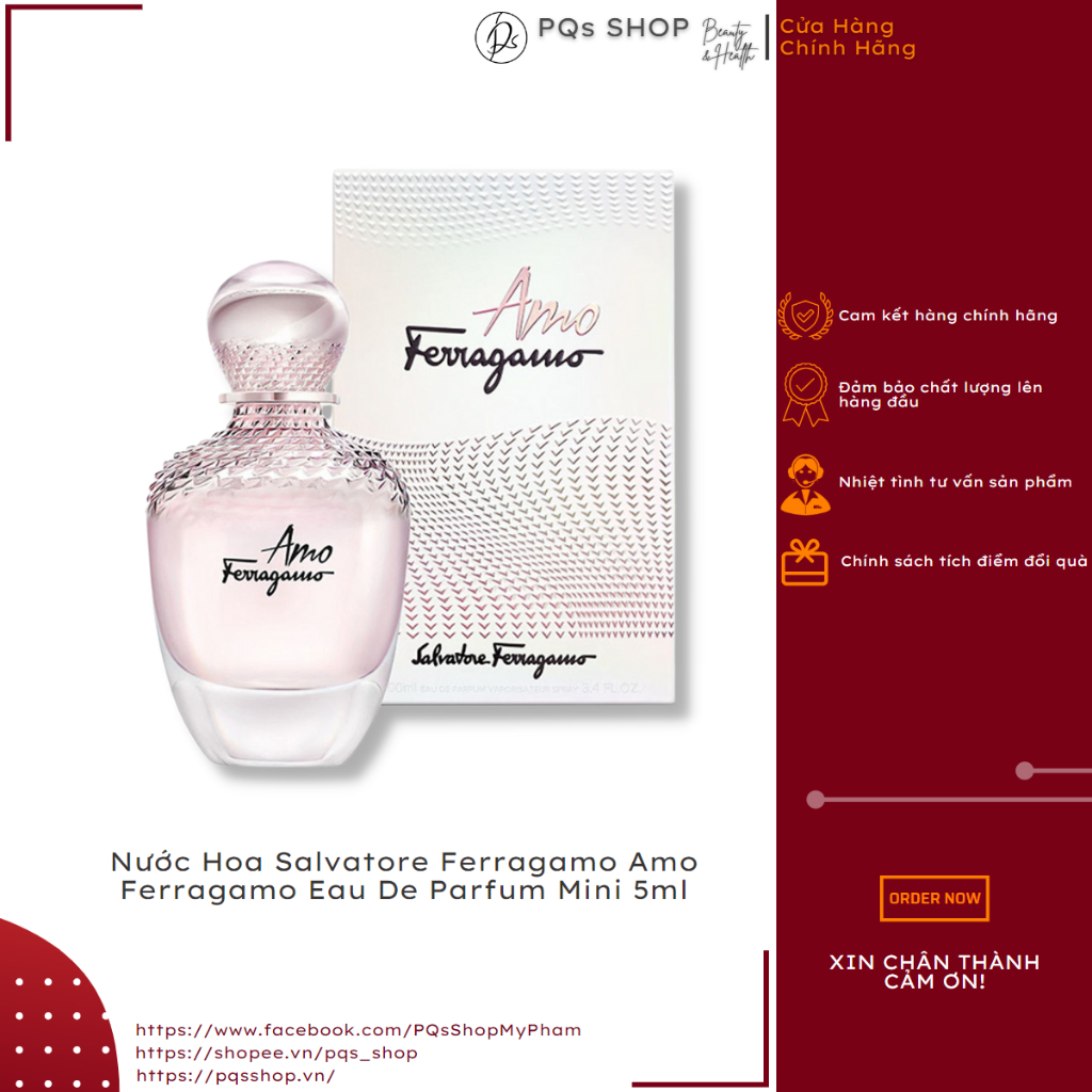 Nước Hoa Salvatore Ferragamo Amo Ferragamo Eau De Parfum Mini 5ml