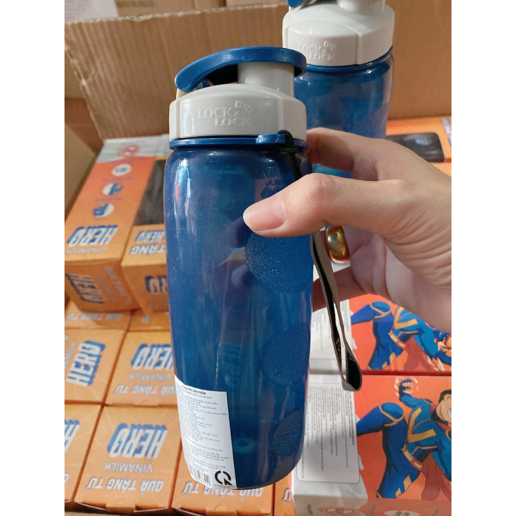 BÌNH ĐỰNG NƯỚC LOCK&LOCK BẶNG NHỰA PP CHO BÉ 500ml QUÀ TẶNG SỮA VINAMILK