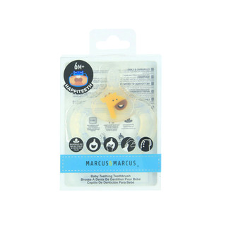 Bàn Chải Đánh Răng Kiêm Gặm Nướu Silicon Marcus & Marcus, Cho Bé Từ 6 Tháng