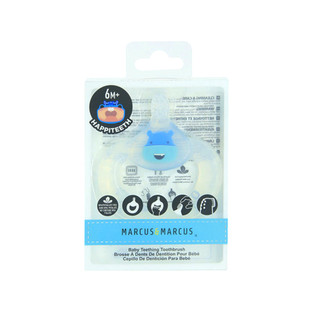 Bàn Chải Đánh Răng Kiêm Gặm Nướu Silicon Marcus & Marcus, Cho Bé Từ 6 Tháng