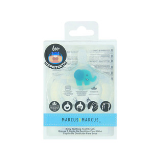 Bàn Chải Đánh Răng Kiêm Gặm Nướu Silicon Marcus & Marcus, Cho Bé Từ 6 Tháng