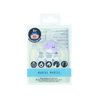 Bàn Chải Đánh Răng Kiêm Gặm Nướu Silicon Marcus & Marcus, Cho Bé Từ 6 Tháng