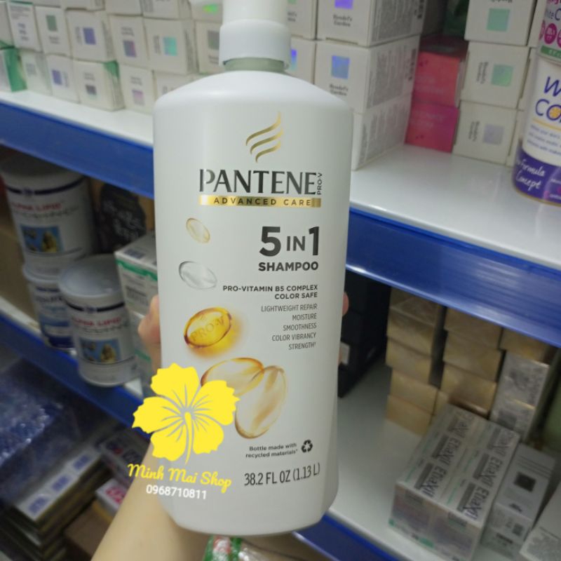Dầu gội Pantene 1.13l shampoo 5 in 1