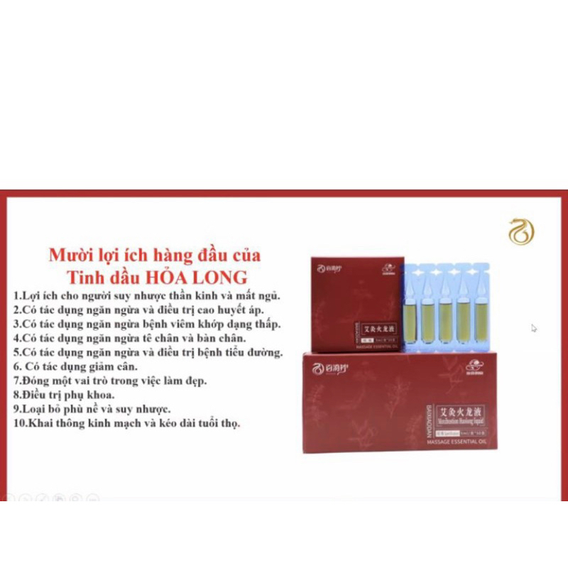 TINH DẦU BÁCH TIÊU ĐAN, TINH DẦU HOẢ LONG - Tặng kèm 20m nilong chuyên dụng