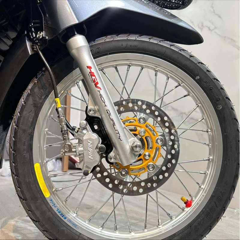 Heo dầu Nissin Thái 2piston chính hãng gắn xe máy