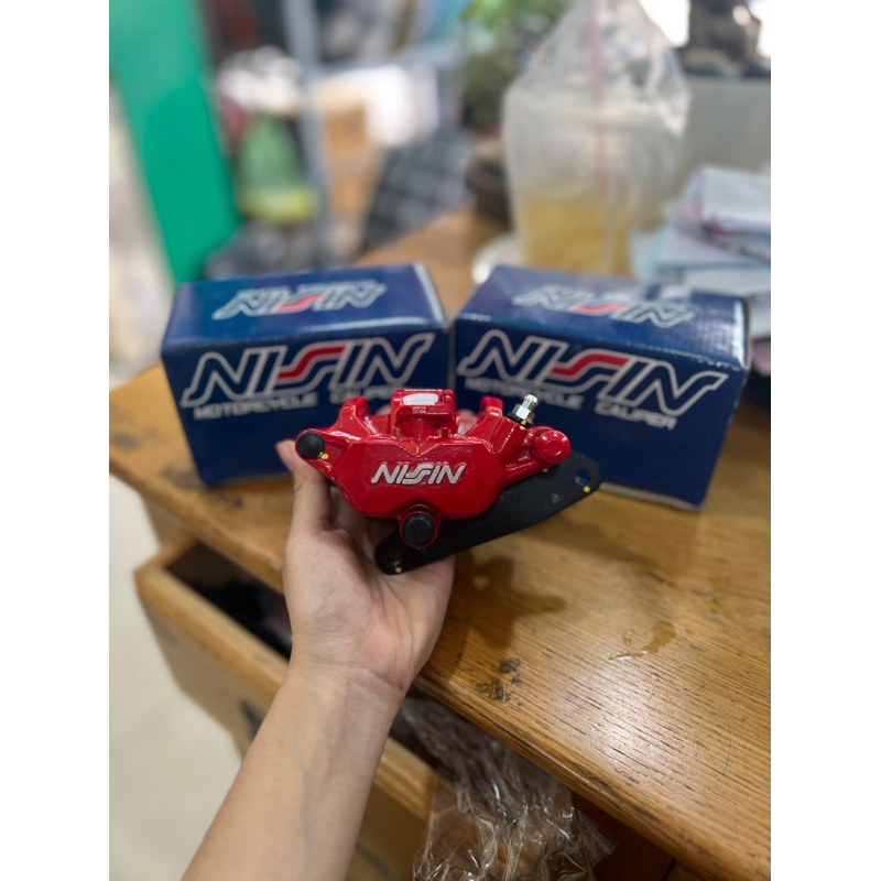 Heo dầu Nissin Thái 2piston chính hãng gắn xe máy