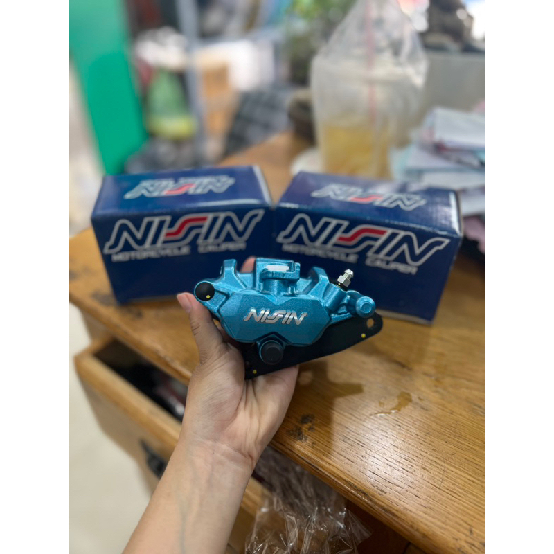 Heo dầu Nissin Thái 2piston chính hãng gắn xe máy