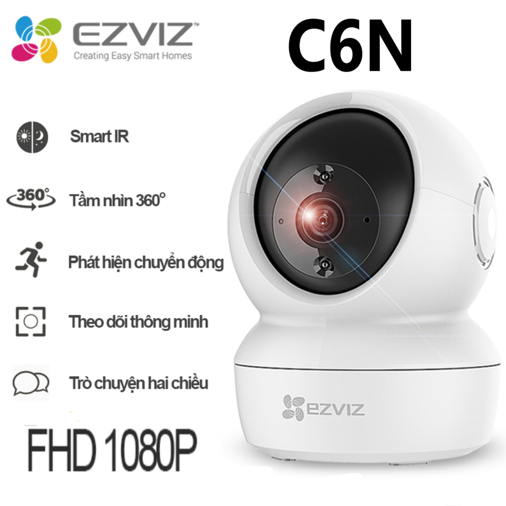 Camera Wifi EZVIZ C6N 4MP Full HD 1080P - CHÍNH HÃNG