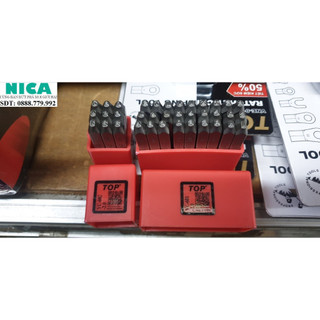 Bộ đóng số/ chữ 2mm hiệu yc xuôi - yc-602-2.0