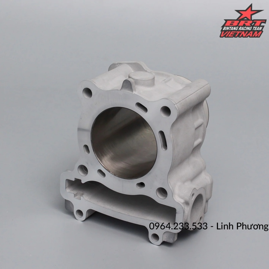 Hàng chính hãng Lòng BRT Ceramic + Piston Móc mắt sẵn 62mm Yamaha Ex150 Ex135 Exciter