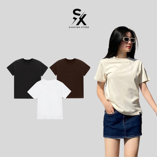 Áo thun trơn baby tee Ringer tee cotton 100% nam nữ Unisex Local Brand