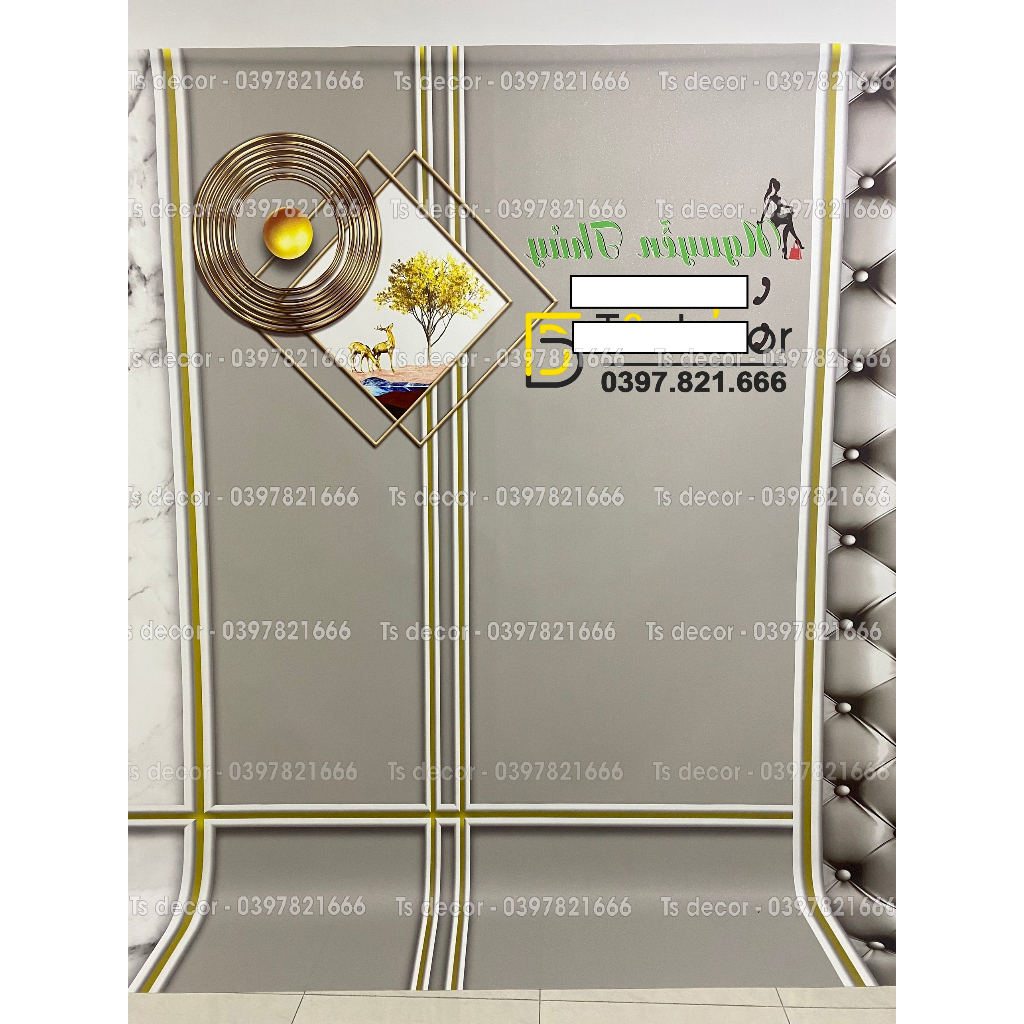 Phông Nền Livestream 3D 5D Họa Tiết đẹp, xinh, sang trọng cho các shop bán online dùng để livestream