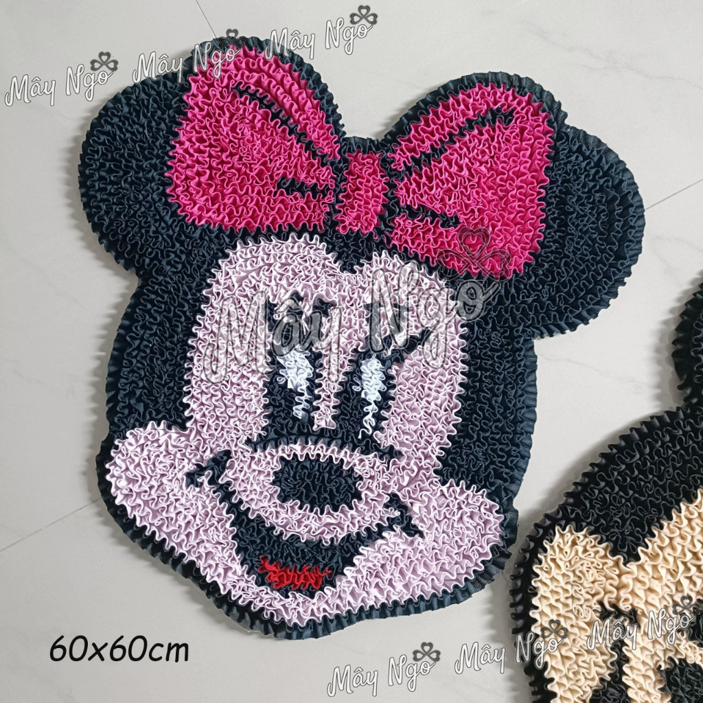 Thảm trang trí hoạt hình thảm lau chân hình minnie