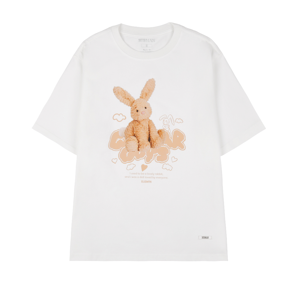 Áo thun tay lỡ CROWN RATY phông Unisex nam nữ Cotton oversize form rộng BUBMAN OS 009