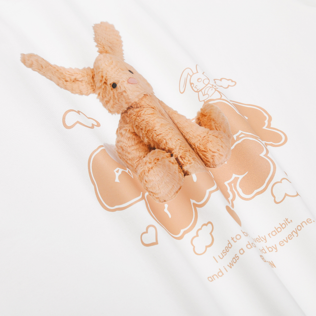 Áo thun tay lỡ CROWN RATY phông Unisex nam nữ Cotton oversize form rộng BUBMAN OS 009