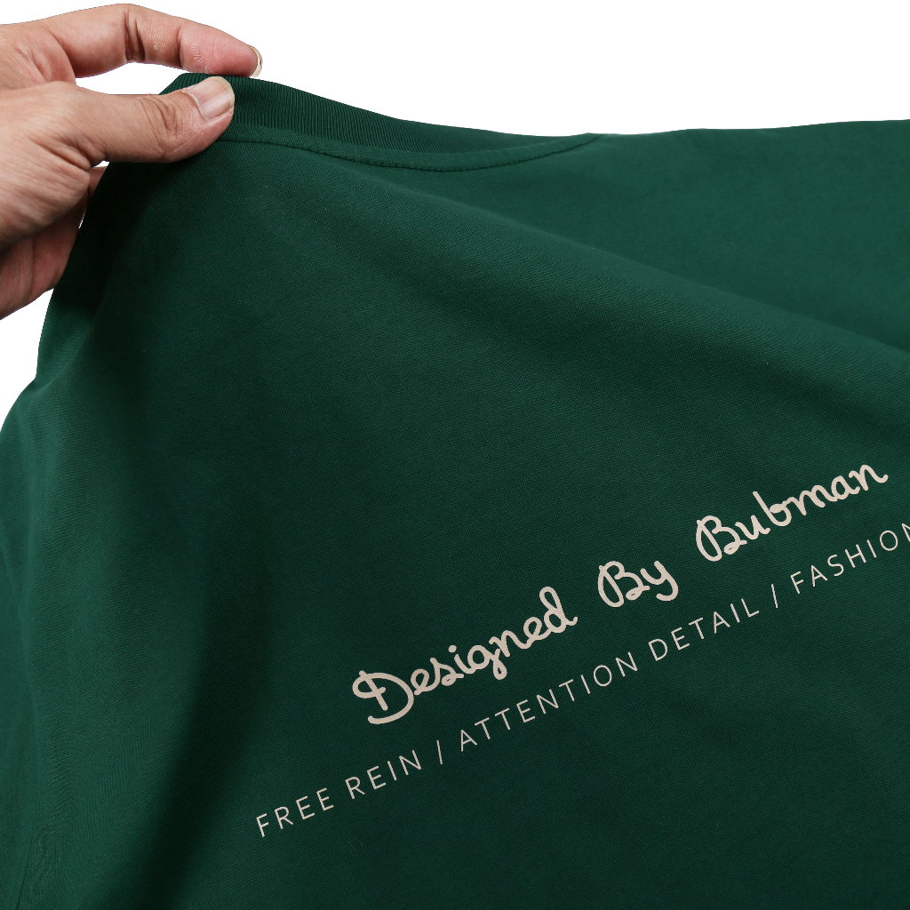 Áo thun tay lỡ FLOWY phông Unisex nam nữ Cotton oversize form rộng BUBMAN OS 007