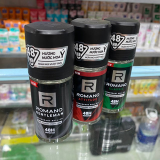 Lăn Khử Mùi Romano đủ mùi 50ml