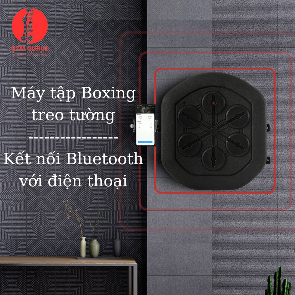 Máy đấm bốc âm nhạc thông minh boxing music bluetooth thế hệ mới 2023