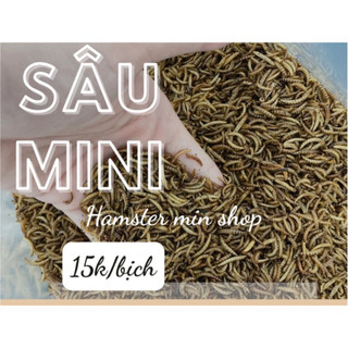 Sâu gạo sấy rang bơ dành cho hamster