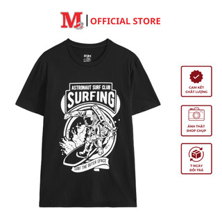 Áo thun unisex chất cotton thoáng mát in chữ Surfing size S-XL thời trang M2 K0030729