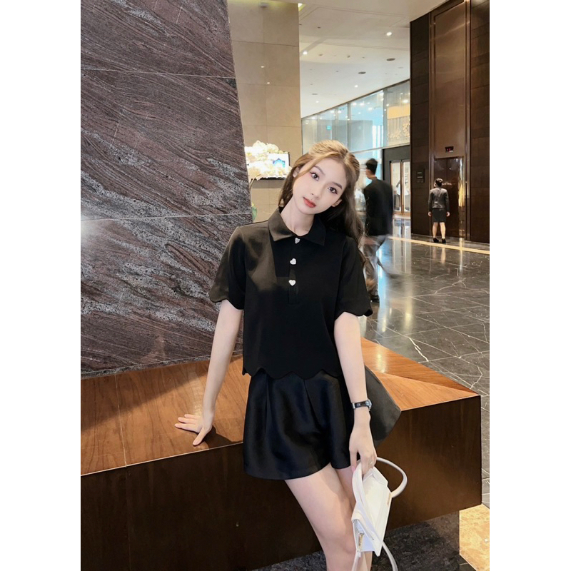 Helen Short - Quần sooc tafta thiết kế DTM