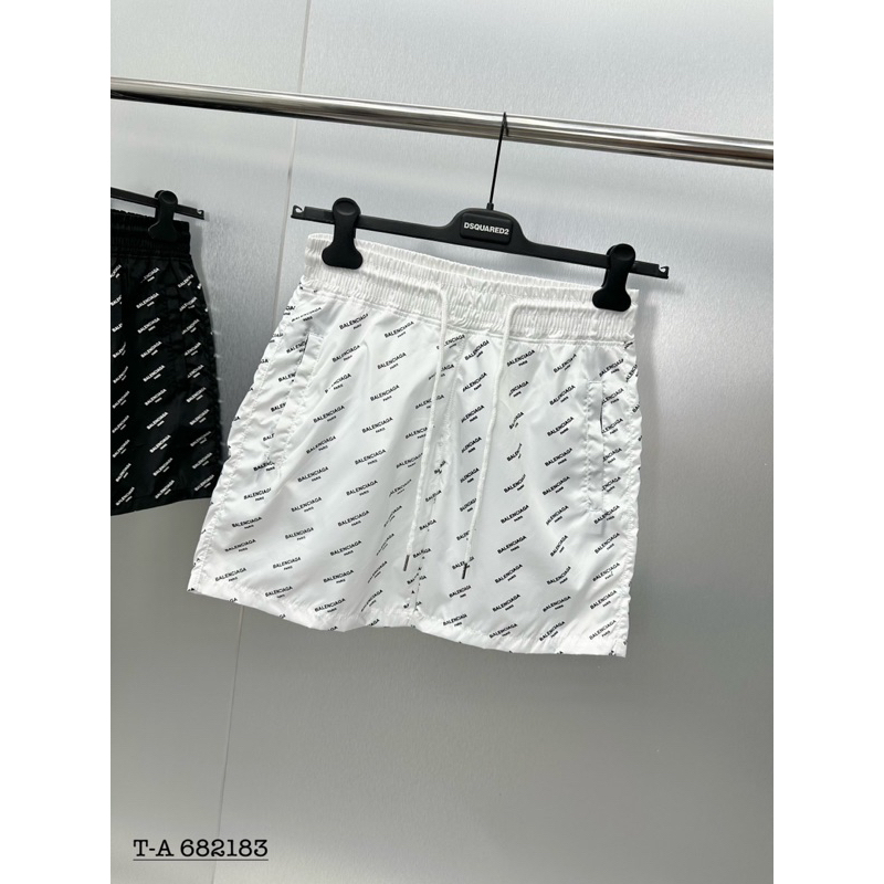 quần short gió 2 màu hoạ tiết logo chữ in siêu đẹp