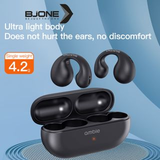 NB-BJONE BJONE Tai Nghe Bluetooth Không Dây Chống Nước IPX5 Có Còng Cho Ambie TWS Tai Nghe Nhét Tai Bluetooth Không Dây Chống Thấm Nước IPX5 Ambie