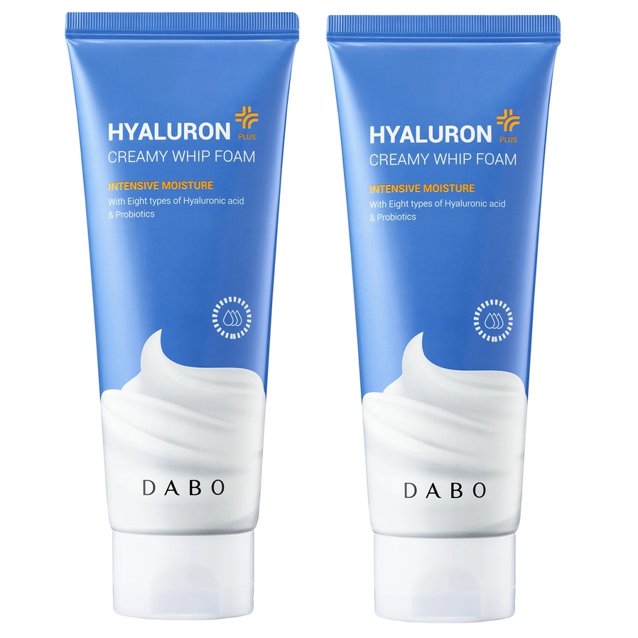 Sữa Rửa Mặt Trắng Da, Cấp Nước Dưỡng Ẩm Sâu Mềm Da DABO Hyaluron Creamy Whip Foam 150ml- XANH