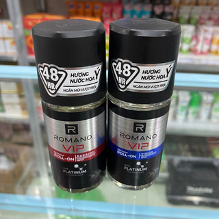 Lăn Khử Mùi Romano VIP 50ml (đủ màu)