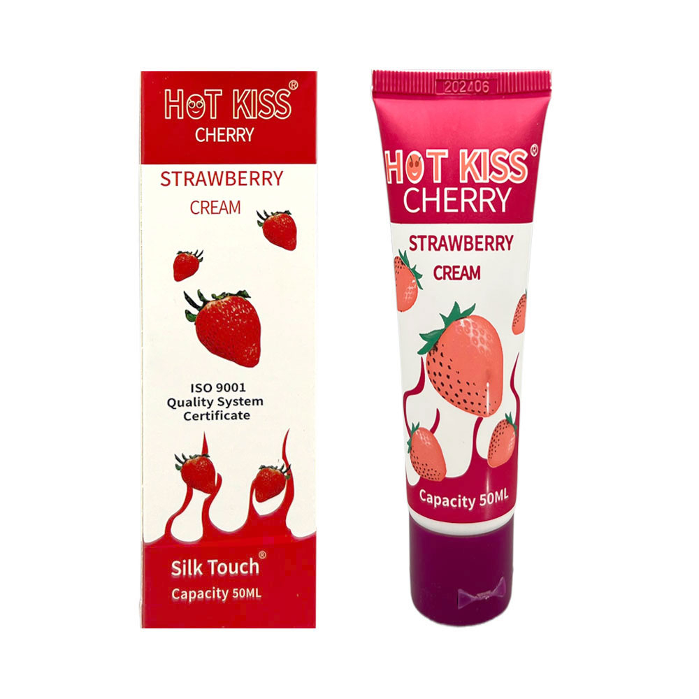 Gel bôi trơn hương dâu Hot Kiss Strawberry 50ml chiết xuất từ thiên nhiên nội địa Trung giá rẻ tiết kiệm