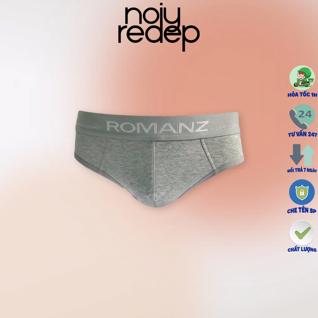 Quần lót nam BẢNG LƯNG RỘNG siêu mát siêu êm noiyredep ROMANZ502