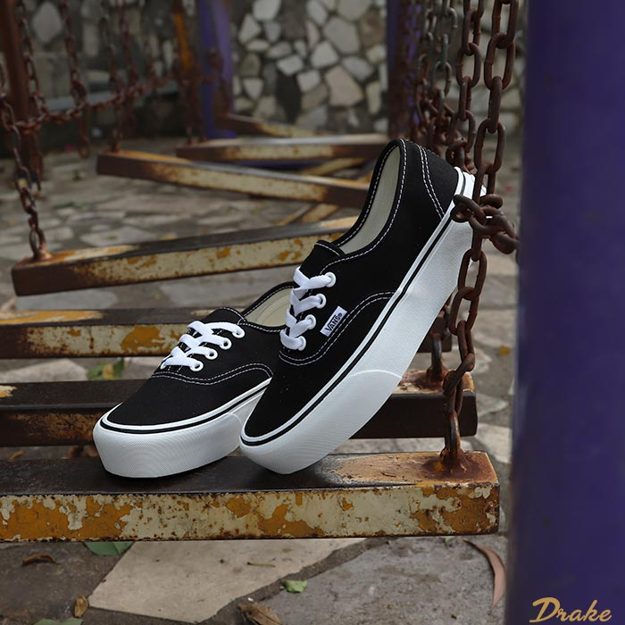 Giày sneakers Vans UA Authentic Platform - VN0A3AV8BLK