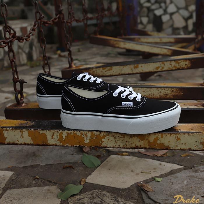 Giày sneakers Vans UA Authentic Platform - VN0A3AV8BLK