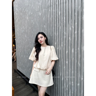 Áo lụa tay bồng C'est la vie