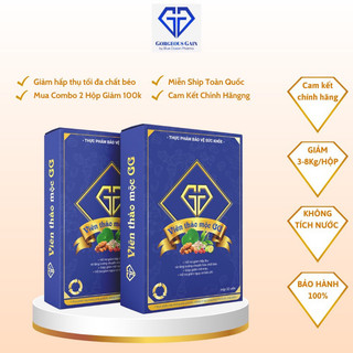 [Combo 2 Hộp] Viên Thảo Mộc GG Blue Ocean Phân Giải Mỡ Tốt hiệu quả với cả người Béo Phì lâu năm