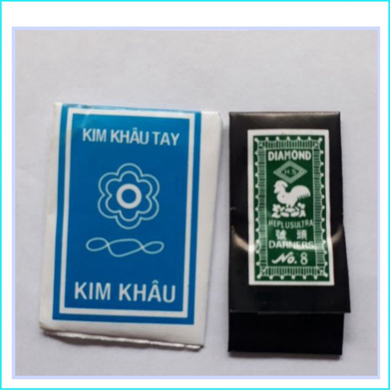 Set 15 Kim May Tay Số 8, Chỉ May, Cây Xỏ Kim Dùng Trong May Mặc Gia Đình Chọn Theo Phân Loại Hàng