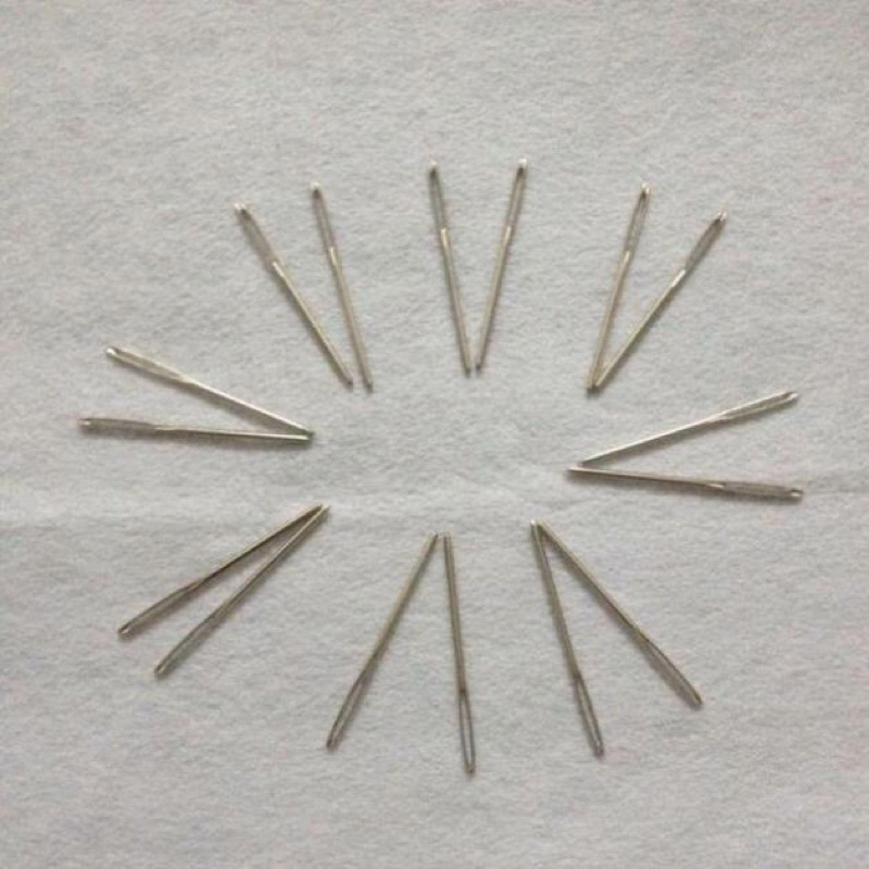 Set 15 Kim May Tay Số 8, Chỉ May, Cây Xỏ Kim Dùng Trong May Mặc Gia Đình Chọn Theo Phân Loại Hàng