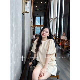 Áo lụa tay bồng C'est la vie
