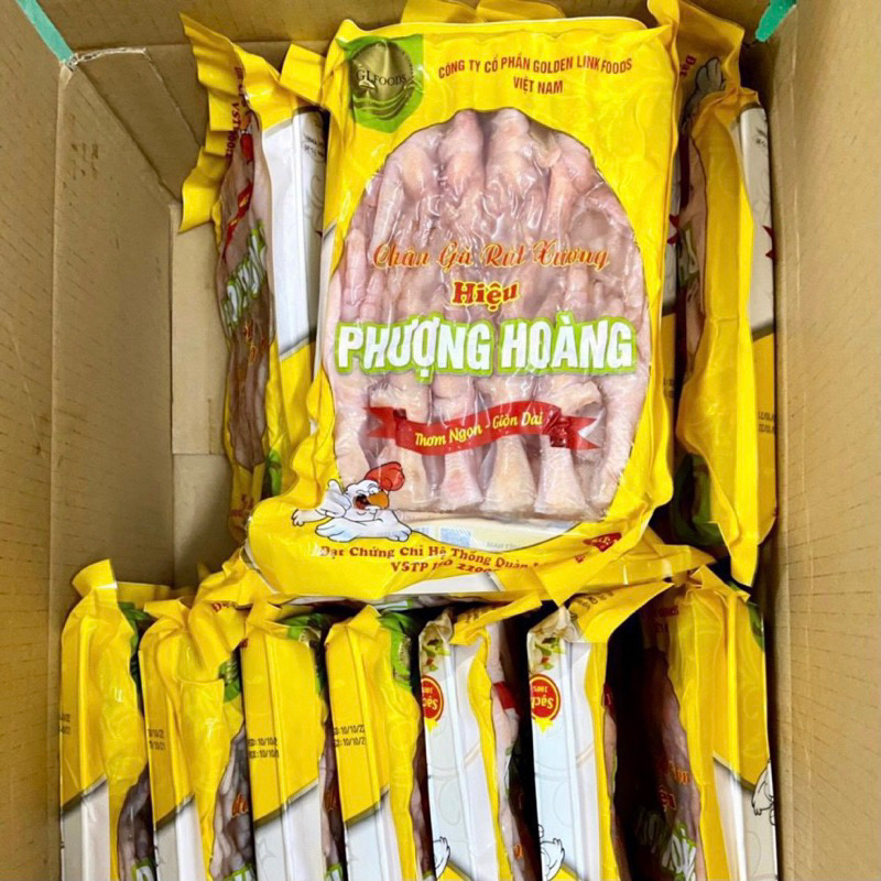 1 kg chân gà rút xương 💥CHUẨN CTY💥loại ngon thơm k hôi,k chất tẩy trắng