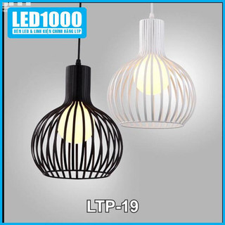 Đèn thả lồng sắt trang trí - ĐÈN THẢ HÌNH NÔM - MSP: LTP-19