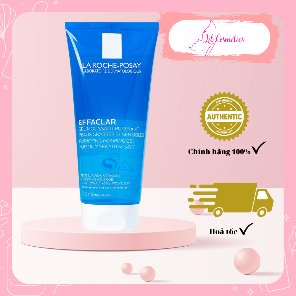 Sữa Rửa Mặt Làm Sạch Da La Roche Posay Effaclar Gel 200ml