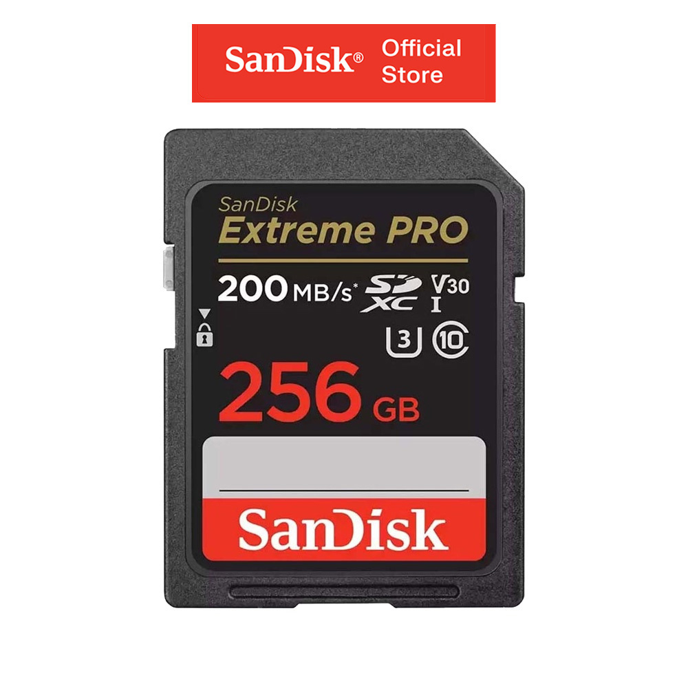 Thẻ nhớ SDXC SanDisk Extreme Pro U3 V30 256GB 200MB/s SDSDXXD-256G-GN4IN