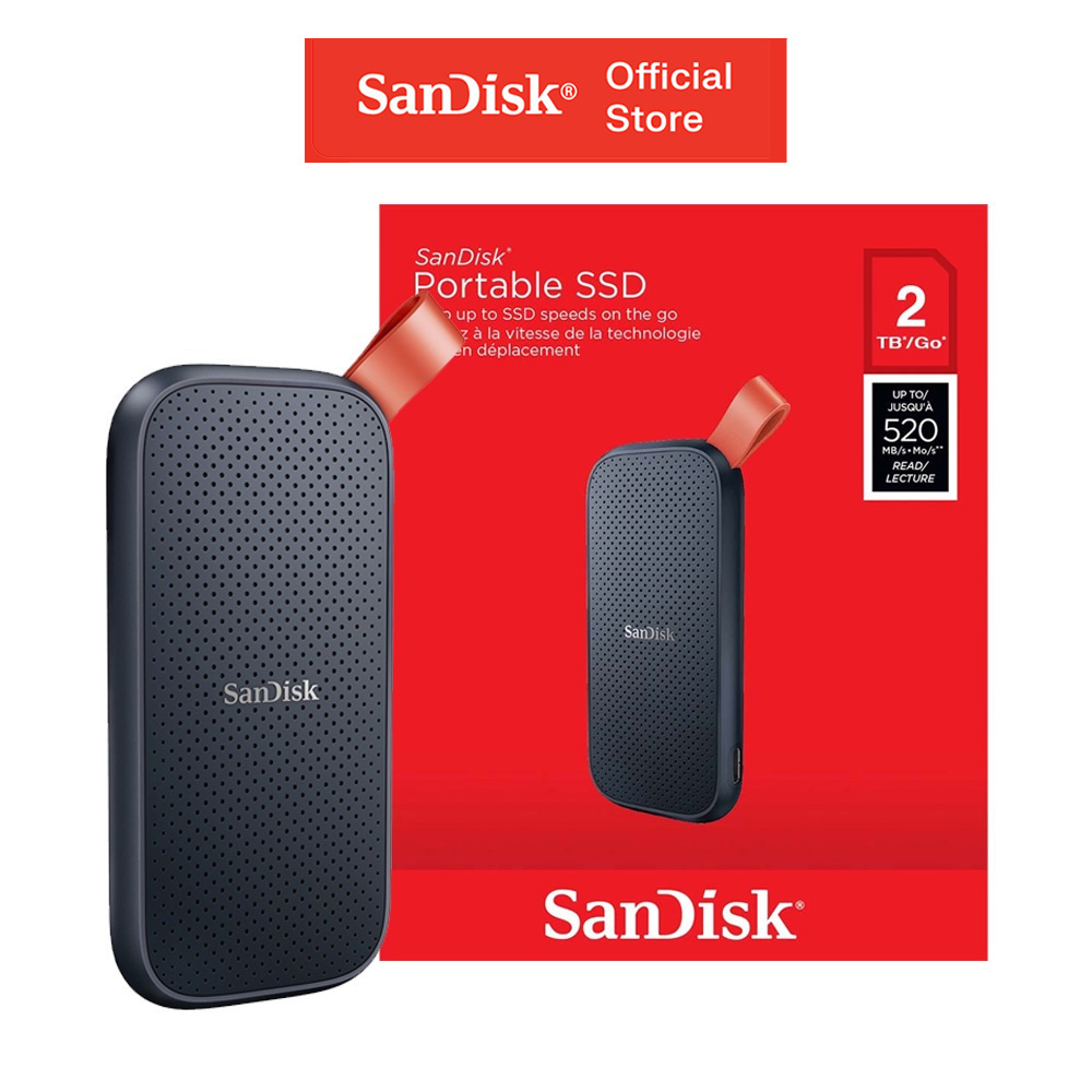 Ổ cứng di động External SSD Sandisk E30 USB 3.2 Gen2 2TB ‎SDSSDE30-2T00-G25