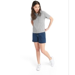 Áo thun cotton gap túi ngực siêu co giãn mini-bigsize