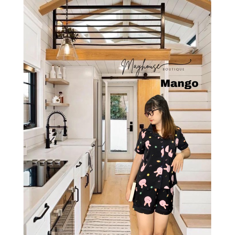 HÀNG MỚI VỀ - Nhiều mẫu- Pijama quần đùi Mayhouse thiết kế đẹp, Vải Mango cao cấp mịn và mát