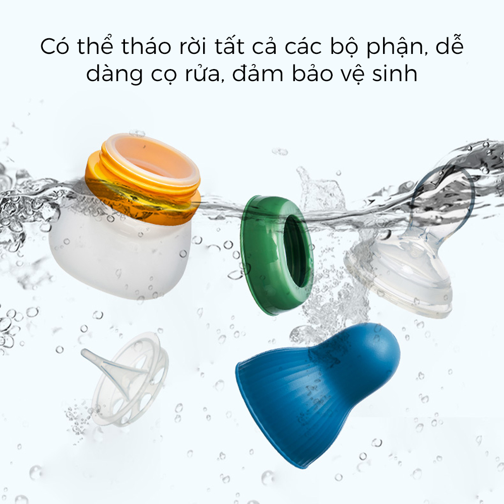 Bình Thìa Ăn Dặm ROVCO RK-C4004 Silicone Mềm Mại 90ml